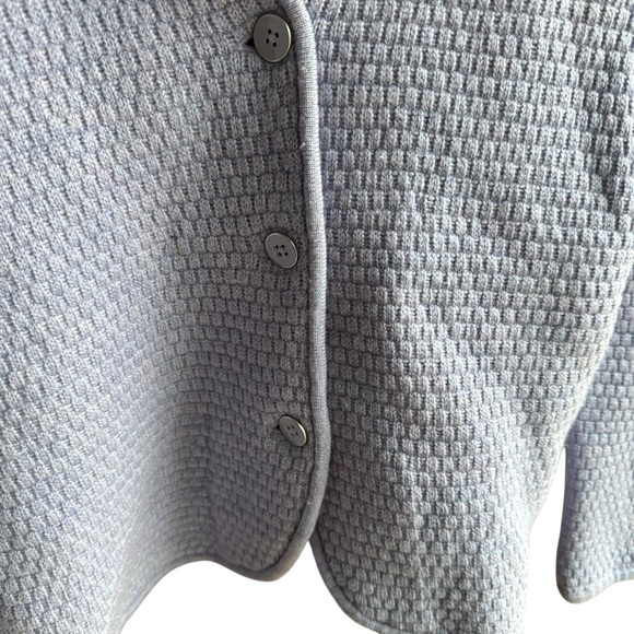 Talbots Womens Pure Merino Wool Button Up Cardigan Sweater Size XL lavender - Picture 6 of 12